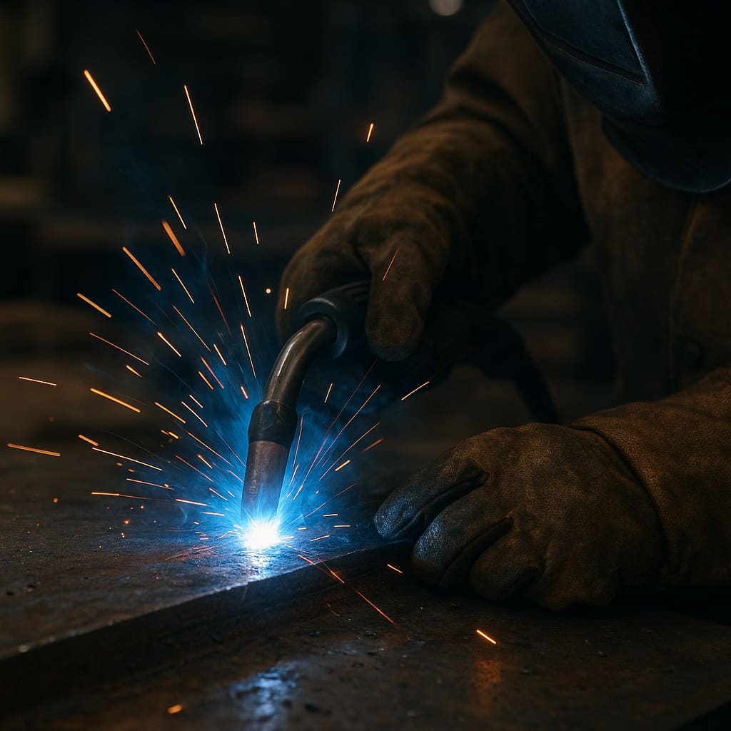 MIG-Schweissen an Stahl im Detail